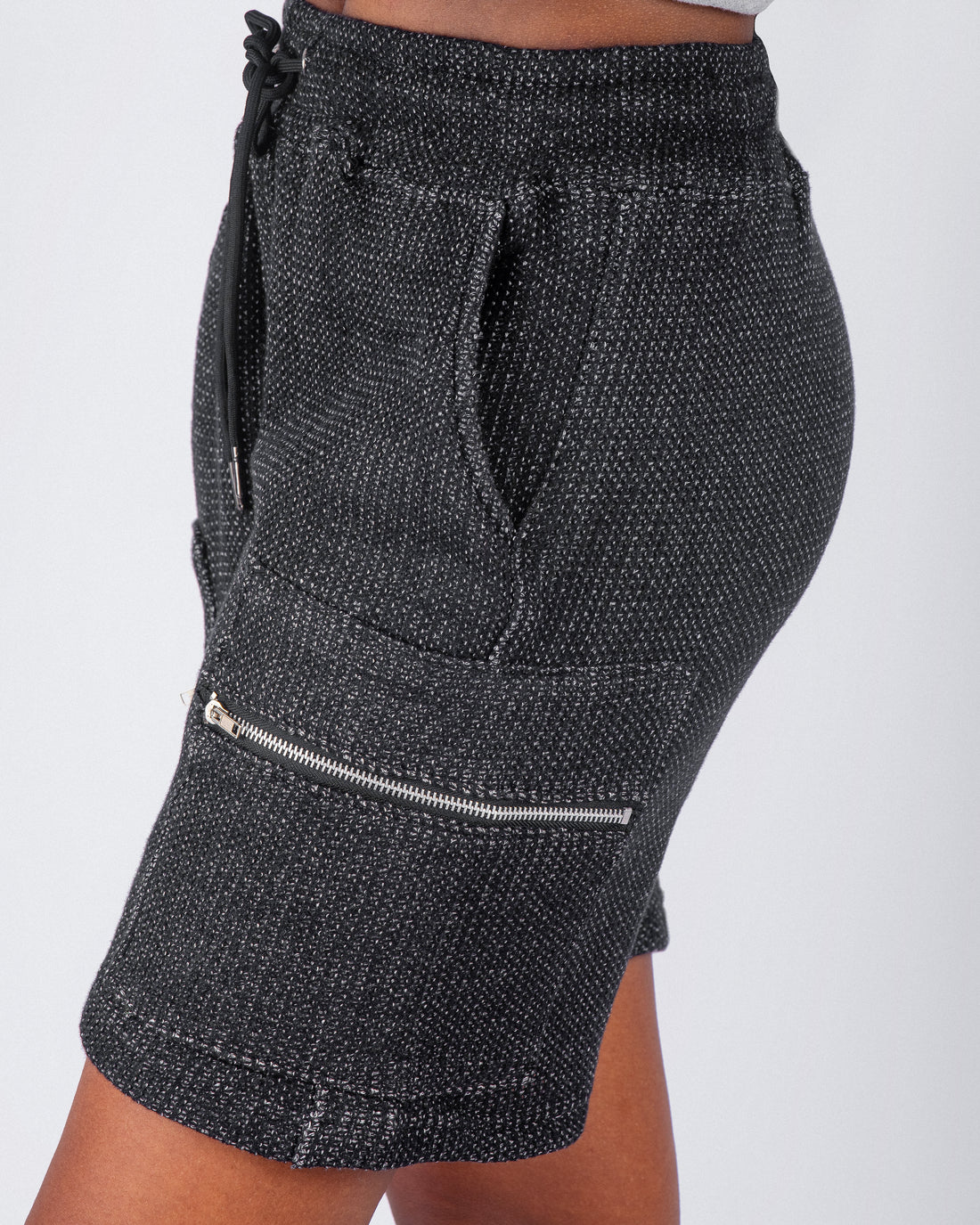 Charcoal Knit Bezopo shorts