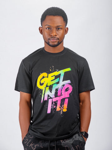 Get Into It Short Sleeve Tee - Black