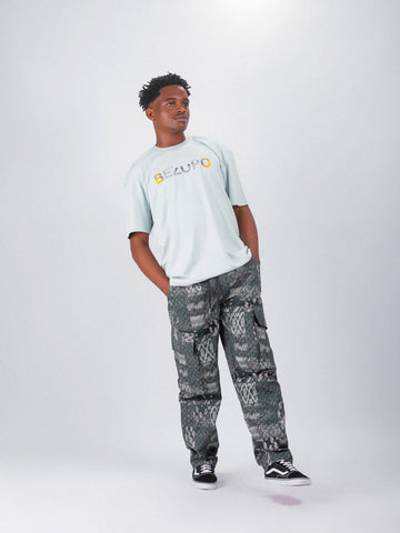 Bezopo Skyline Short Tee - Mint Green