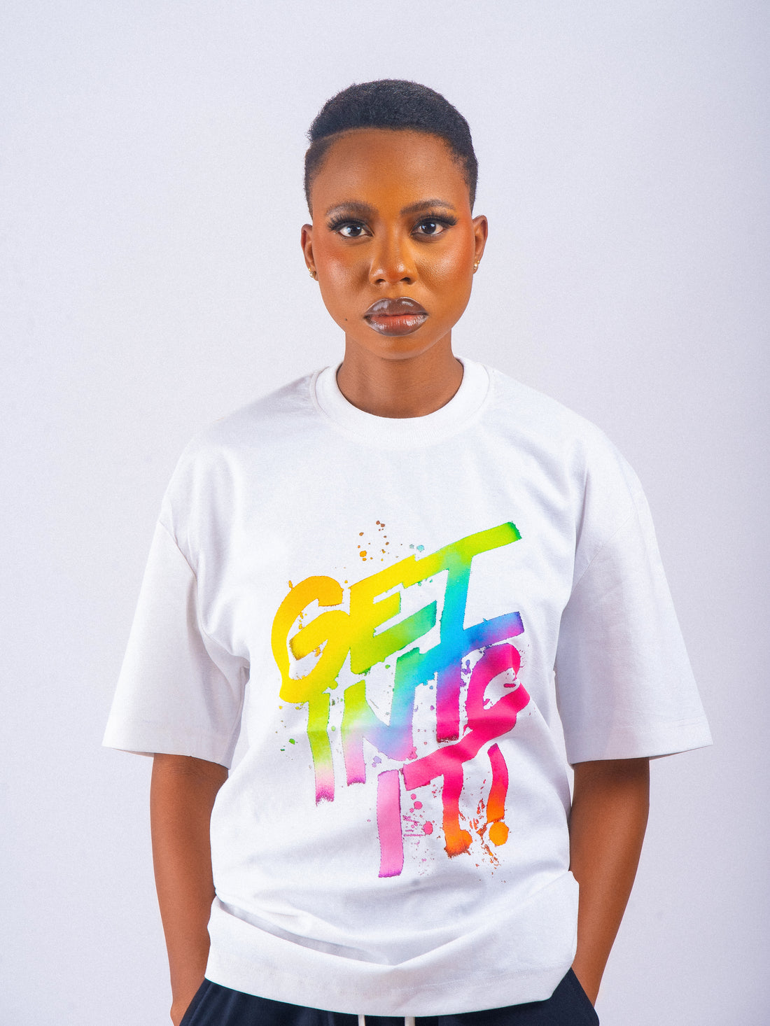 Get Into It Short Sleeve Tee - White