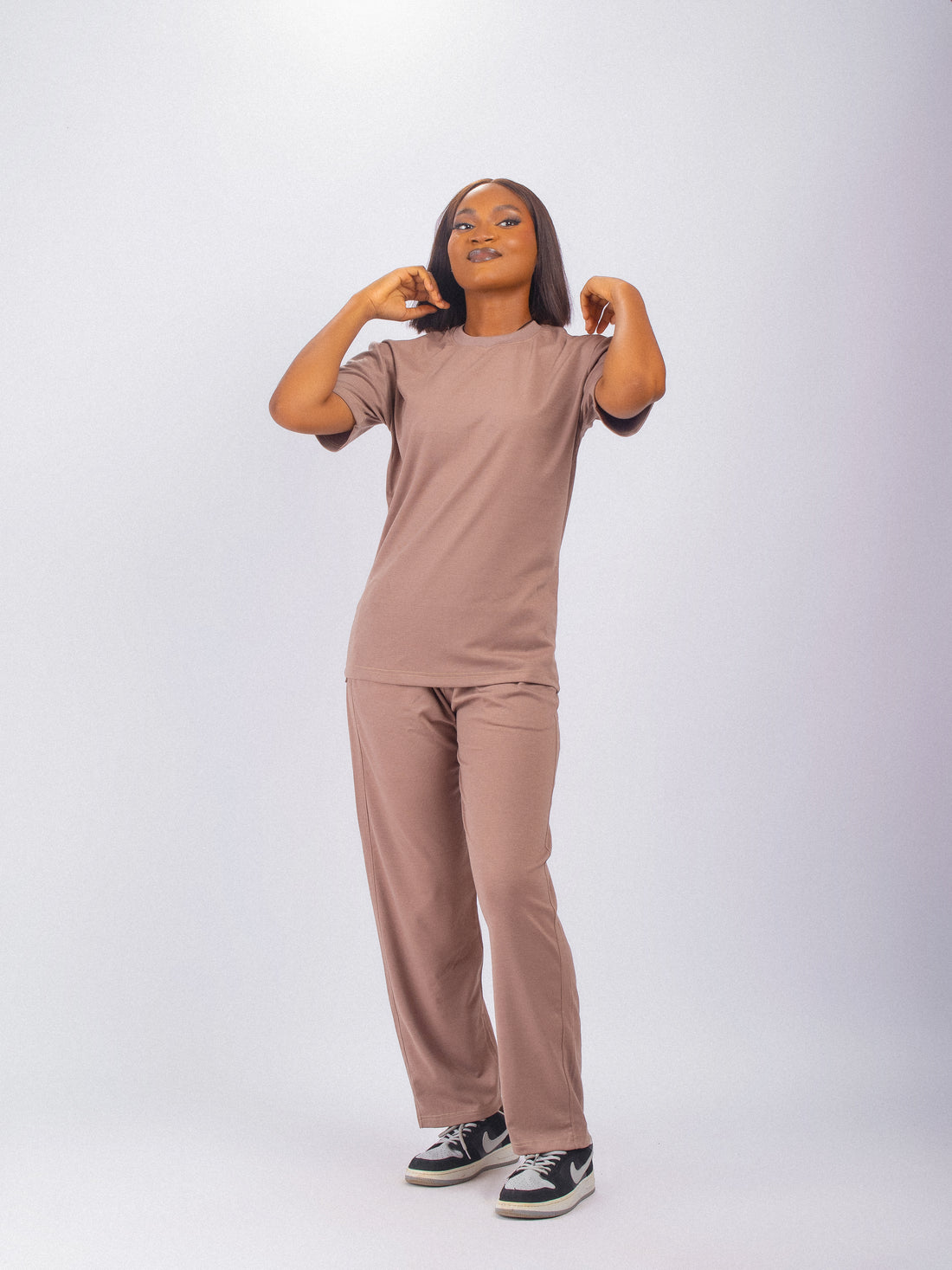 Brown Lounge Set 2-Piece